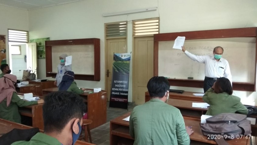 FP UPNYK menjadi penyelenggara uji Kompetensi Fasilitator Pertanian Organik bersama BNSP dan LSPO