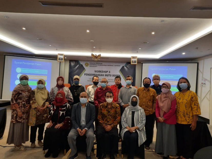 FP menyelenggarakan Workshop Penulisan Draft Paten dan Jurnal Bereputasi bagi Dosen, 4 & 5 Nov 2020