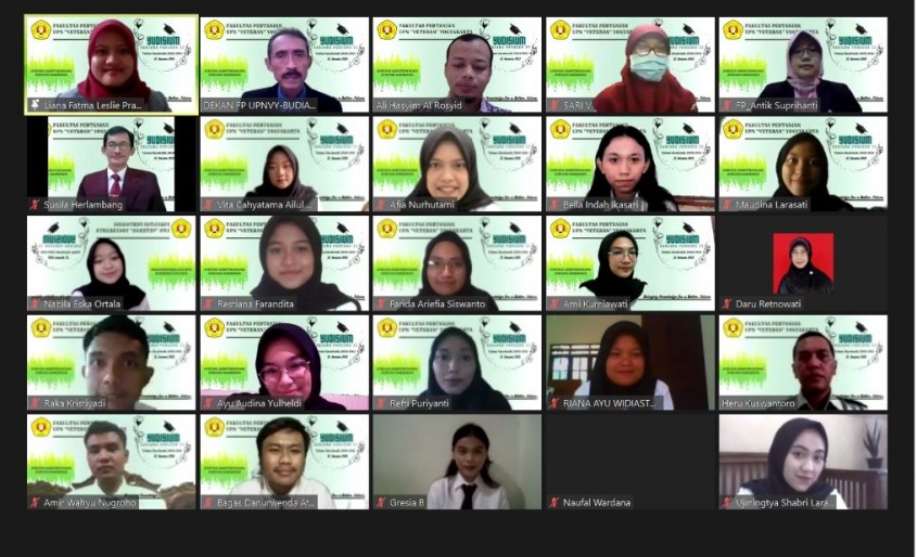 Prosesi Yudisium Sarjana Pertanian Periode II Tahun Akademik  2020/2021