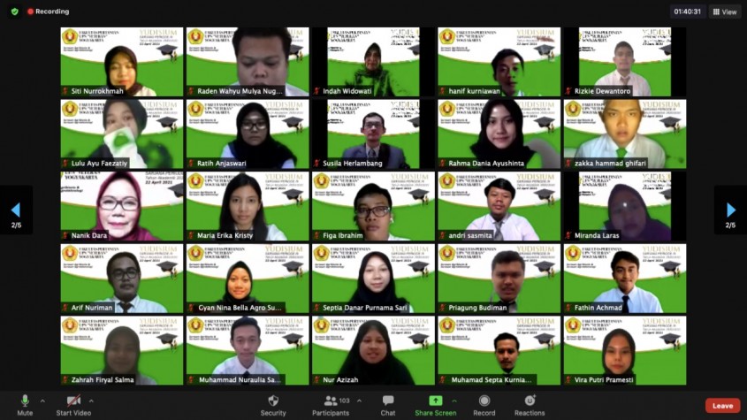 Prosesi Yudisium Sarjana Pertanian Periode III TA 2020/2021