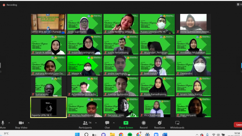 Yudisium Sarjana Pertanian Periode III TA 2021/2022