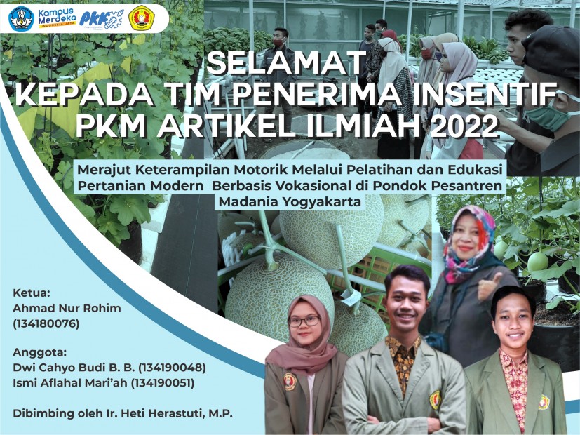 Konsisten Mengabdi:  Tim Agroteknologi Lolos Pendanaan Insentif PKM-AI tahun 2022