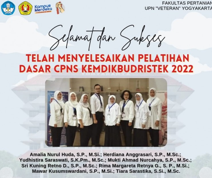 Delapan Orang CPNS Dosen Fakultas Pertanian UPNVY Telah Menyelesaikan Latsar