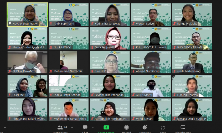 Yudisium Periode IV TA 2021/2022 Wisuda Sarjana tanggal 23 Juli 2022