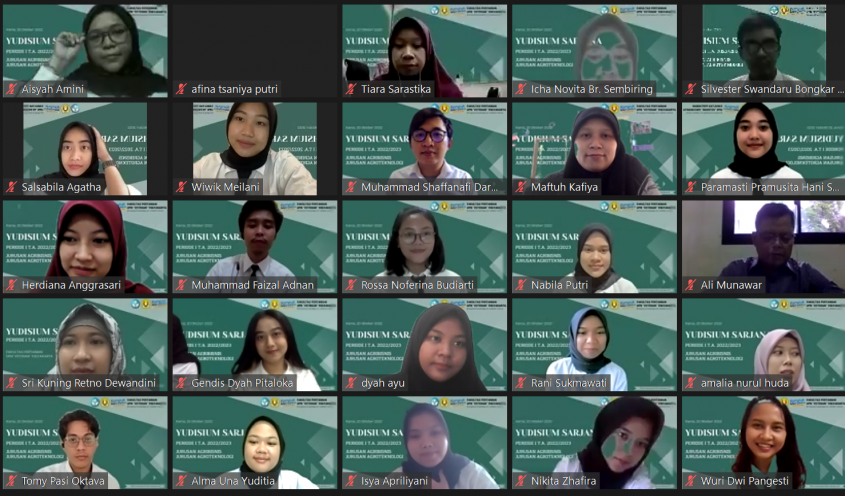 Prosesi Yudisium Sarjana Pertanian UPNVY Periode I T.A 2022/2023 