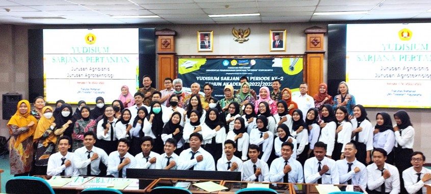 Prosesi Yudisium Sarjana Pertanian UPNVY Periode II TA 2022/2023