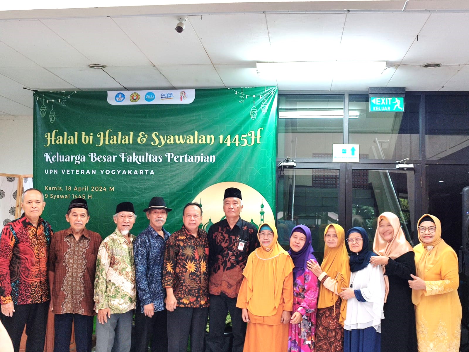 Halal bi Halal dan Syawalan Pegawai dan purna tugas lingkungan FP UPNVY dengan ANB Channel