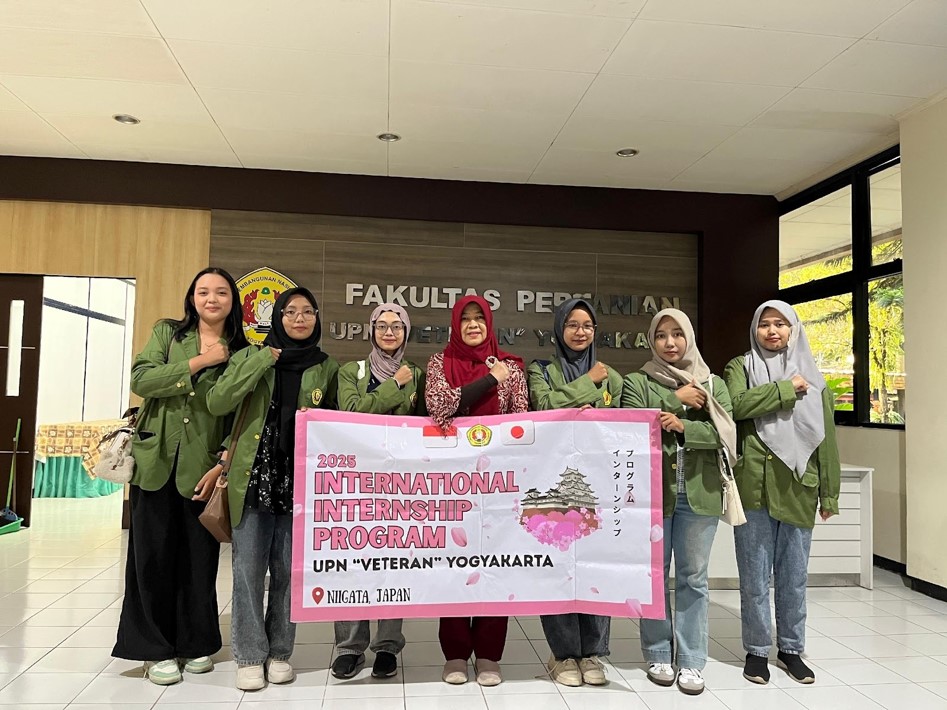Enam Mahasiswa Fakultas Pertanian UPNVY Ikuti Internship ke Jepang
