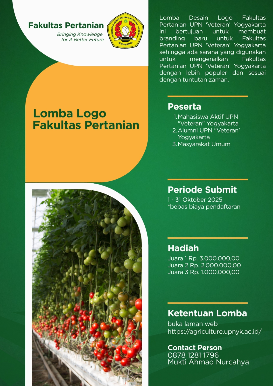 LOMBA DESAIN LOGO FAKULTAS PERTANIAN UPN ‘VETERAN’ YOGYAKARTA