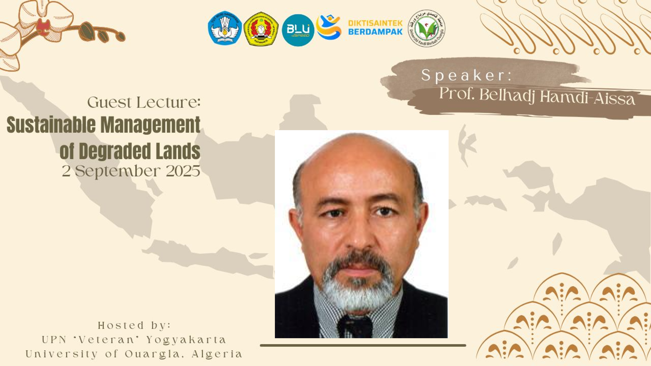 A Peek into the Secrets of Soil Conservation in Dry Areas: UPNVY Public Lecture with Experts from Algeria